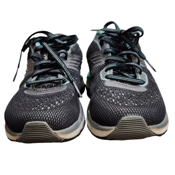 Abeo Symbol Black/Blue Mesh Lace Up Walking Shoes Sneaker Size 5M - Picture 3 of 7